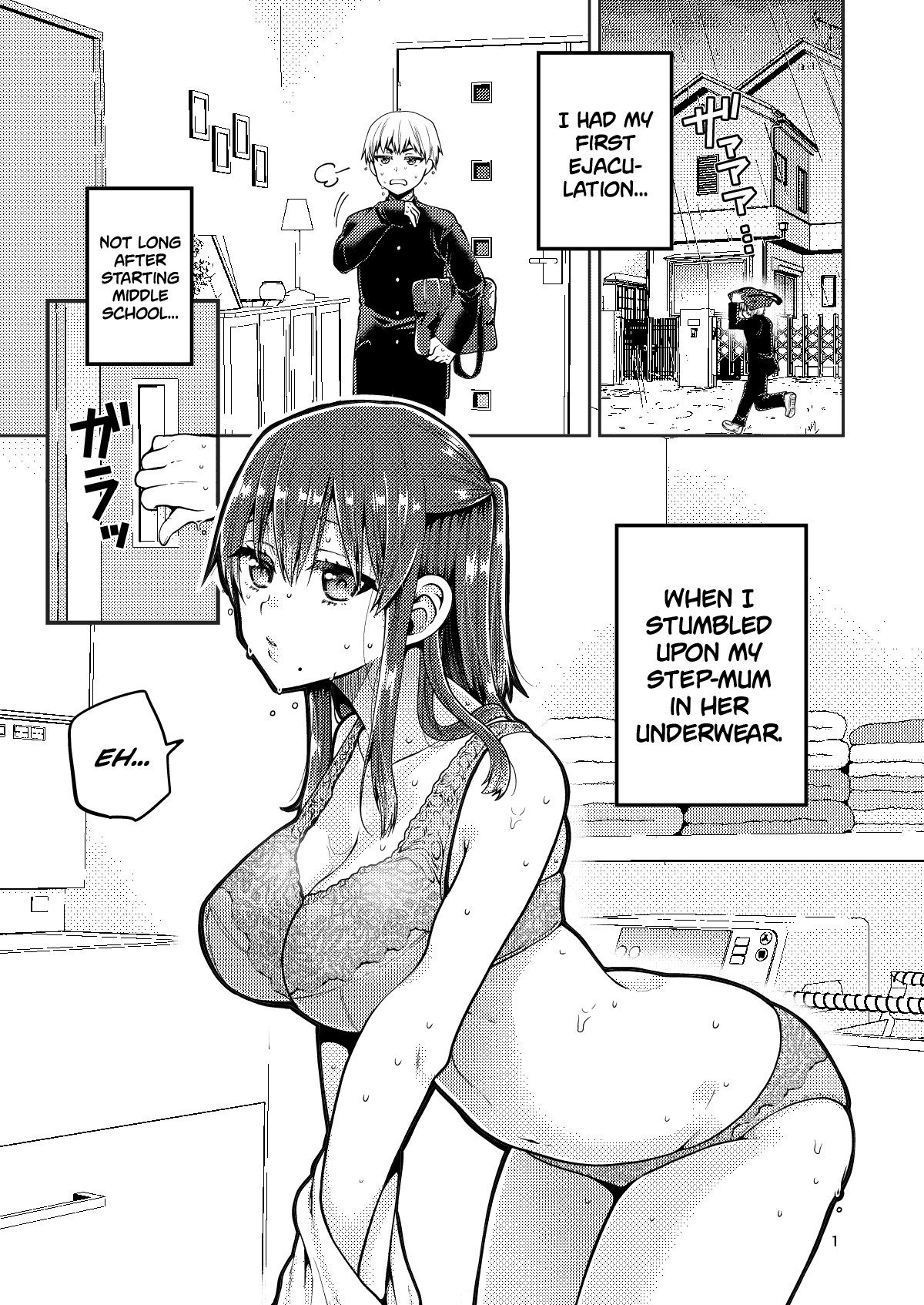 Hentai Manga Comic-Together with my Step-Mum-Read-2